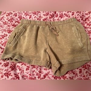 PINK Victoria's Secret Tan Athletic Shorts